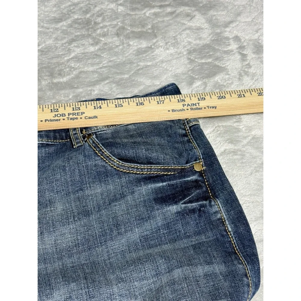 Wrangler Retro Slim Boot Cut Jeans Mens 36x34 Blue Denim Western Pants 36x33